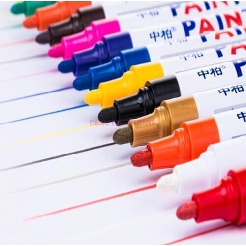 By DHL or Fedex 500pcs Car Motorcycle Whatproof Tyre Tire Tread Rubber Paint Marker Pen accessories car styling cheapest