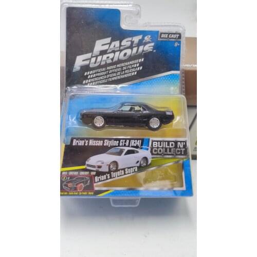 Ja da 1:64 BRIANS NISSAN SKYLINE GT-R R34 (2) Alloy model car Metal toys for childen kids diecast gift