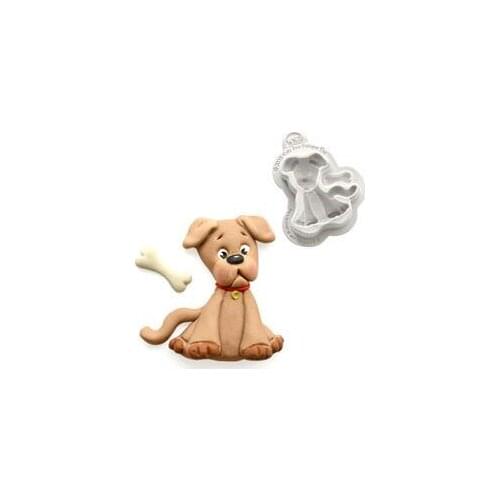 Luyou 3D Dog Chocolate Making Silicone Fondant Mold Animal Party Cake Decorating Tools Soap Candle Cake Mold FM1452