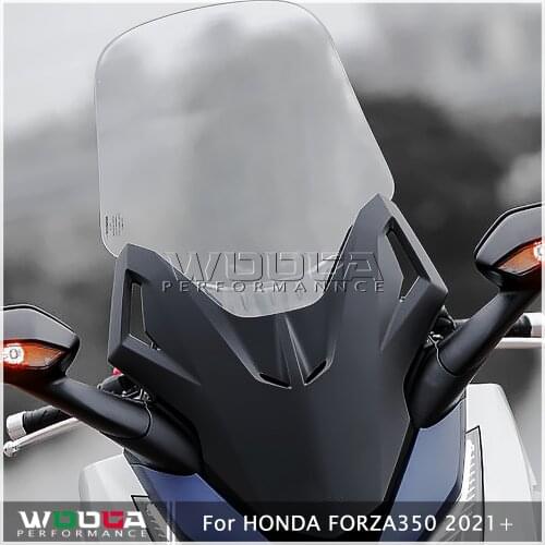 Motorcycle Accessories For HONDA Forza350 NSS350 Forza 350 Heightening Windshield Windscreen Front Fairing Deflector Wind Screen