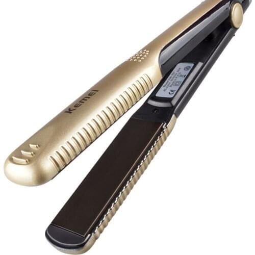 Authentic Hair Straightener Iron Hairstyling Portable Ceramic Hair Straightener Iron Styling Tools Professional