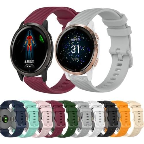 Strap For Garmin Venu SQ 2 2S Watch Band For Garmin vivomove 3 3S vivoactive 4 4S 3 Wrist Bracelet Silicone Replace Belt