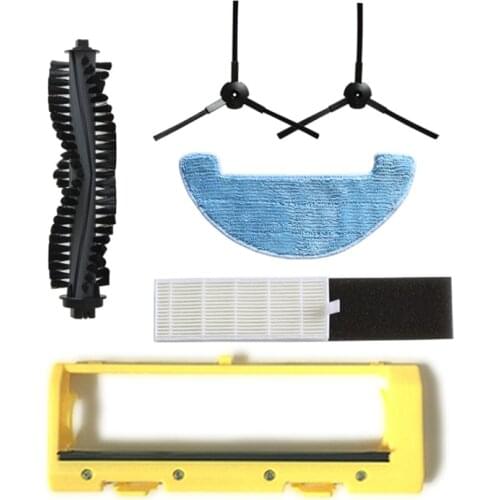 Roller Main Brush Cover Side Brush HEPA Filter Mop Cloth for Ilife A4s Robotic Vacuum Cleaner Spare Parts Accessories