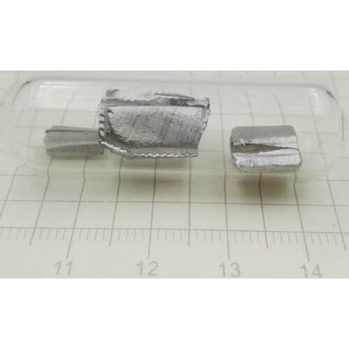 Lead metal element 82 Pb sample pellets 99,999% 10 grams in glass vial