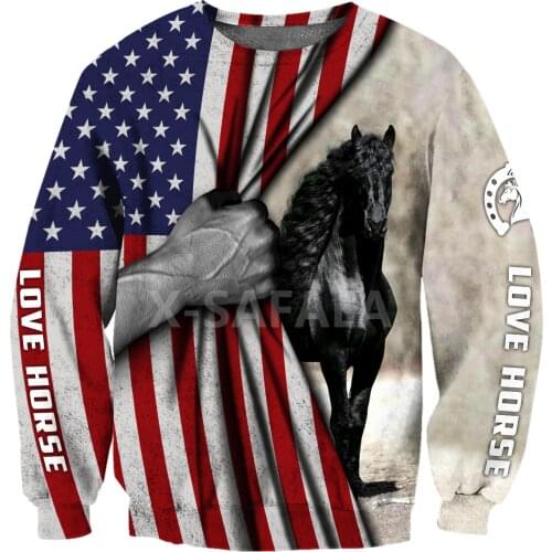 USA flag house 3D All Print Plus Hoodie Man Women Harajuku Outwear Zipper Pullover Sweatshirt Casual Unisex Jacket