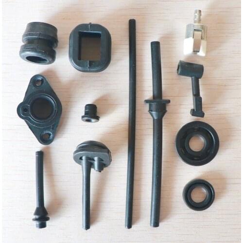 Fuel Oil Hose Pipe Buffer Oil Seal Repair Kit fit Chinese 2500 Zenoah Komatsu G2500 25cc Timberpro Lawnflite Small Saw