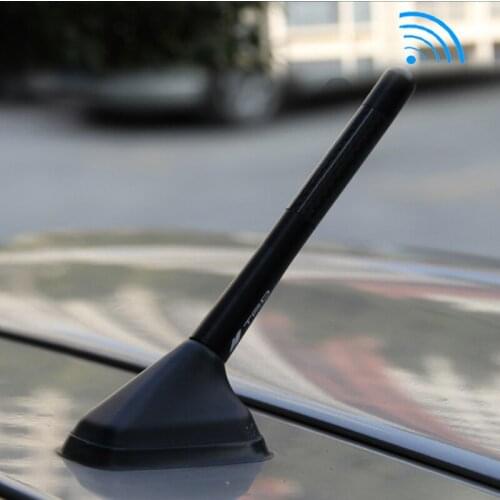Universal Carbon Fiber Short Antenna Aerials For Skoda Octavia Fabia Rapid Superb Yeti Roomster