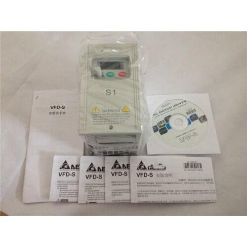 VFD007S43A VFD-S VFD Inverter Frequency converter 750W 1HP 3PHASE 380V 400HZ