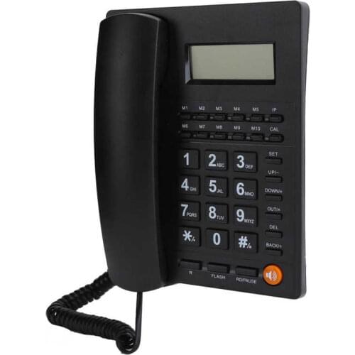 Voip voip wifi L019 Desktop Landline Corded Telephone with Large Button for Family Office and Hotel 'voip wifi