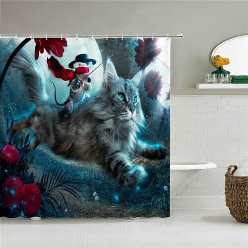 Funny Retro Vintage Car Shower Curtains Waterproof Bathroom Curtain Cool Old Newspaper Bath Curtain High Quality Shower Curtain