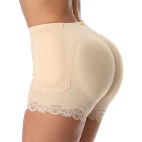 Plus Size 5XL Sexy Ladies Body Shapers Fake Ass Padded Panties Tummy Control High Waist Push Up Ladies Female Shapwear