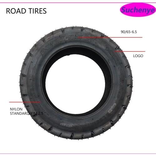 11 inch City Road Tubeless Inflatable Tyre for Electric Scooter Speedual Plus Zero 11x Dualtron Thunder 90/65-6.5 Without Tube