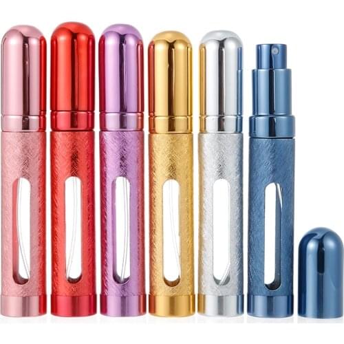 12ML Portable Mini Travel Empty Perfume Bottle Atomizer Refillable cosmetic Spray Bottle for Women & Men Spray Scent Aftershave