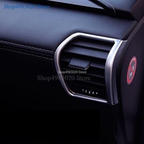 ABS chrome 20152016 For Lexus NX 200 Left and right air conditioning Car Interior Accessories Decoration Sticker 2 pieces