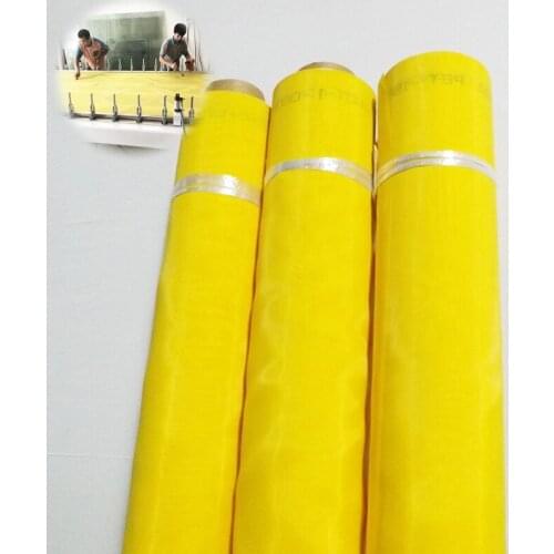 Free shipping ! Yellow DPP120T-34Y-115cm polyester mesh for printing
