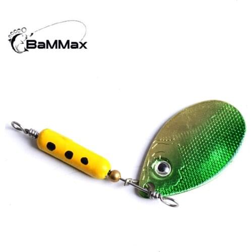 Bammax 1pcs 7.8g 10g Spinner Bait Spoon Fishing Lure Pesca Spinner bait Tackle Fish Lures Isca Artificial Metal Bass Hard bait