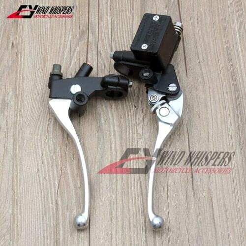 Motorcycle Clutch with mirror base Brake Master Cylinder For Honda CB250 Hornet 250 VT250 Spada VTR250 VT VTR 250