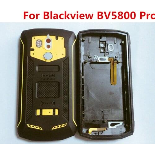 New Original For BLACKVIEW BV5800 PRO 5.5'' Cellphone IP68 Housings Back Battery Cover Case Repair Parts For BLACKVIEW BV5800
