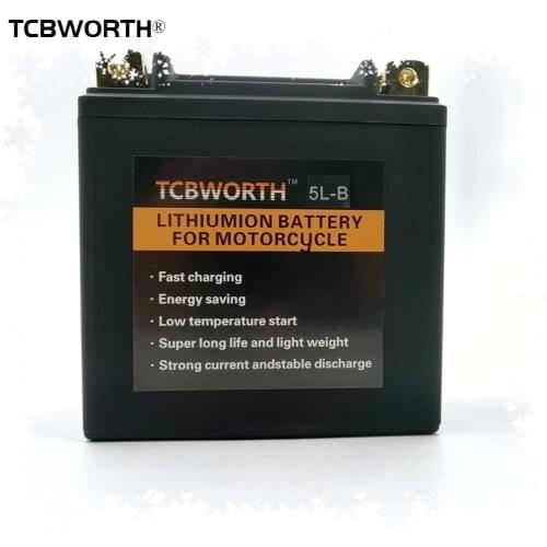 5L-B 3AH CCA 180A 7-A 12V 4AH CCA 260A Lithium Energy Phosphate NEW Motorcycle Battery Low Temperature Resistant With Waterproof