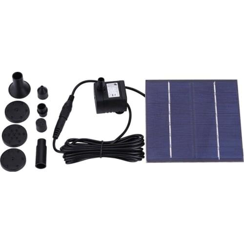 7V 1.2W Solar Water Fountain Pump Saving Energy and Money Solar Power Fountain Pump Garden Outdoor Decor