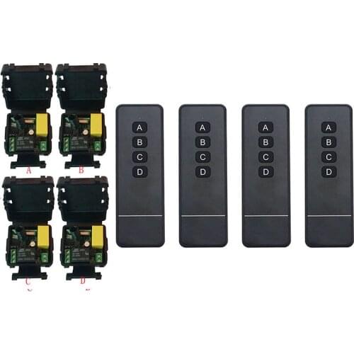1000M Long Range AC220V 1CH Remote Control Light Switch Relay Output Radio Receiver Module +Transmitter Garage Door lamp/window
