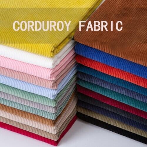 100*150cm Corduroy Fabrics Patchwork Fabric For Handmade Winter Apparel Hat Outwear Pants Craft Shirt Sewing Material