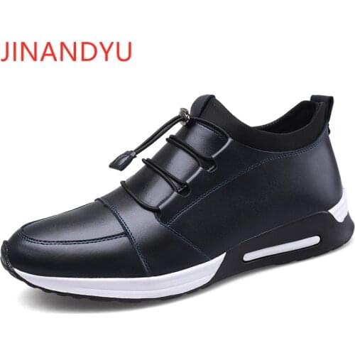 Office Leather Shoe for Men Classic Sneakers Casual Loafers Korean Fashion Men Leather Dress Shoes Sports Leather Casual Shoes