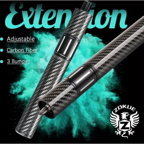 Billiards Extension Bumper Carbon Fiber Extendable Extension Billiard Accessories for Mezz Predator KONLLEN ZOKUE Jflowers Cue