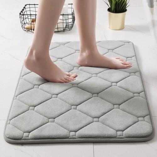 Household bedroom living room absorbent carpet mat thickened door mat bathroom entrance mat simple non-slip carpet manufacturers