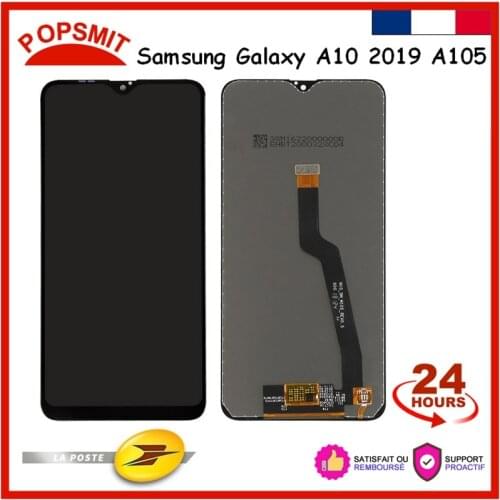 LCD Display Touch Screen Digitizer Black No Dead Pixel + Tempered Glass + Tools + TPU For Samsung Galaxy A10 A105 A105M A105F