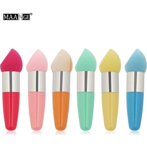 1Pc NEW Cosmetic Makeup puff Foundation Liquid BB Cream Soft Lollipop Sponge Brush Make up tools