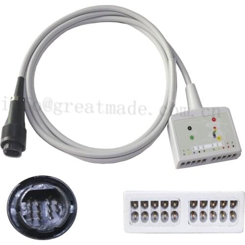 10-lead patient cable EKG trunk cable Compatible with TRIONARA