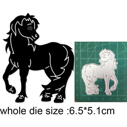 2021 new metal cutting dies cut die mold Animals Horse decoration Scrapbook paper craft knife mould blade punch stencils dies