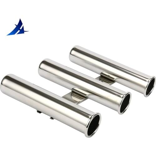 3 Tube Marine Stainless Steel Fishing Rod Holder for marine boat yacht accessories 3 Rod Rack