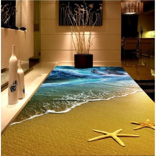 3D wall mural flooring Photo wallpaper mural floor Custom Photo self-adhesive 3D floor Home Decoration