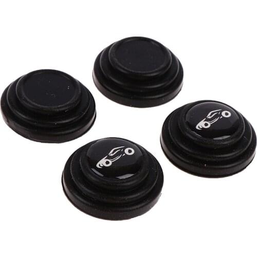 4pc Universal Natural Latex Car Door Shock Absorber Cushion Gasket Soundproof Patch Sticker For Damping Gaskets SUVs RVs Duster