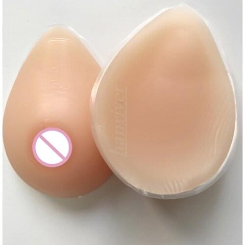 600g/pair (B cup) False breast boobs artificial breast forms for crossdresser Drag Queen bra+1 pair breasts special protection