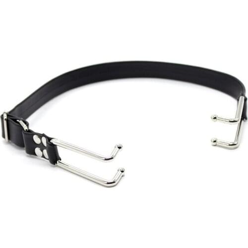 BDSM Slave Oral Sex Toys Open Mouth Hook Gag Adjustable Mouth Bondage Restraint Harness Hook Erotic Sex Toys for Women Men porn