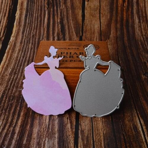 Snow White Princess Dancing Cut Die for DIY Scrapbooking Crafts New 2020 Metal Cutting Dies Embossing for Album Paper Card