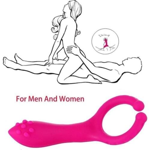 LOAEY Big Vibrator Sex Ring Massage Anal Nipple Masturbate Man Climax Delay Women Vaginal Dilator Adults Sex Toys For Couple