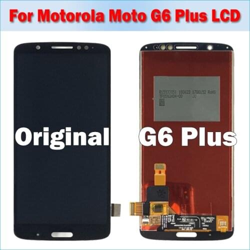 Original For Motorola Moto G6 Plus XT1926 XT1926-5 XT1926-8 LCD Display Touch Screen Digitizer Assembly For Moto G6 plus Lcd