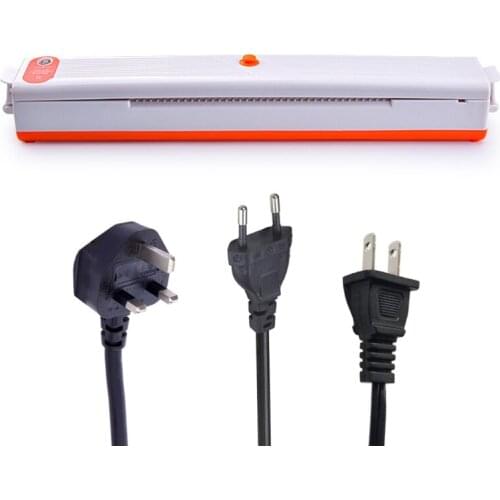 CPDD 110V/220V Household Food Vacuum Sealer Fast Packaging Machine Vacuum Packer Film Sealer Including 10Pcs Bags Gifts