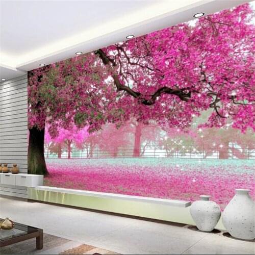 Beibehang Pine plum blossom TV Background Photo wall paper Bathroom Wallpaper for Living Room Decor wall Painting wall-paper