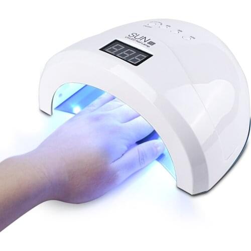 Dual hand UV Gel Polish nail art Tool Curing Quickly Fingernail Led Lamp 30pcs bead For Manicure Drying Sensor Nail Dryer