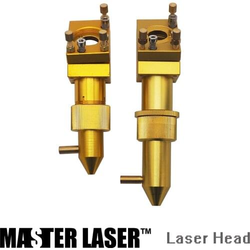 MASTER LASER CO2 Gold Laser Head for Focus Lens Dia 18mm FL.50.8 mm Mirror 19/20mm Mount for Laser Engraving Cutting Machine