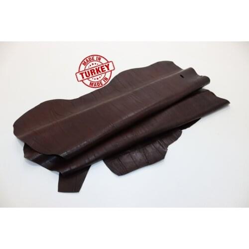 Real Sheep Skin Deep Brown 1 Mm Tanned Leather Ready Made Pieces Craft Products Wallet Bag Clothes Shoe Design Making