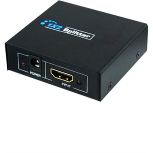 Larryjoe HDCP HDMI Splitter Full HD 1080p Video HDMI Switch 1X2 Split 1 in 2 Out Amplifier Dual Display For HDTV DVD PS3 Xbox
