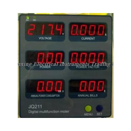JQ211 LED Drive Power tester Energy-saving lamp display box dedicated Meter Test AC 80-280V,10ADC 3-280V,10A,Power Meter