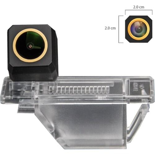 Misayaee Golden HD Car Rear View Reverse Camera Plate Light for Peugeot 408 308 307cc 301 Peugeot RCZ 307 Cross 2C Hatchback Inf