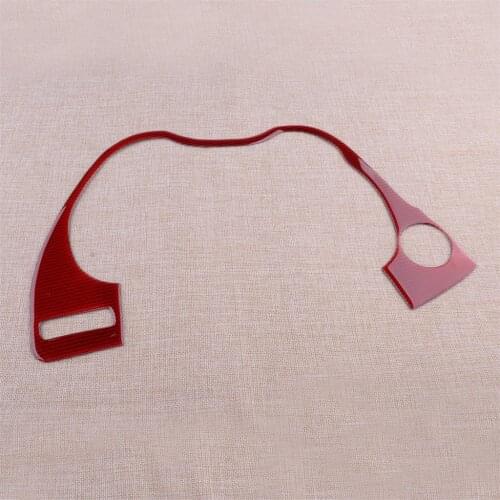 Car Red Carbon fiber Dashboard Speedometer Gauge Decoration Instrument Panel Trim Fit for Infiniti Q50 Q60 2014-2017 2018 2019